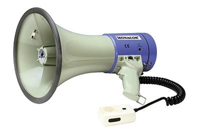 Lautsprecher, Monacor, TM-22, Megaphon, aktiv