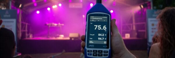 Schallpegel Messung Openair
