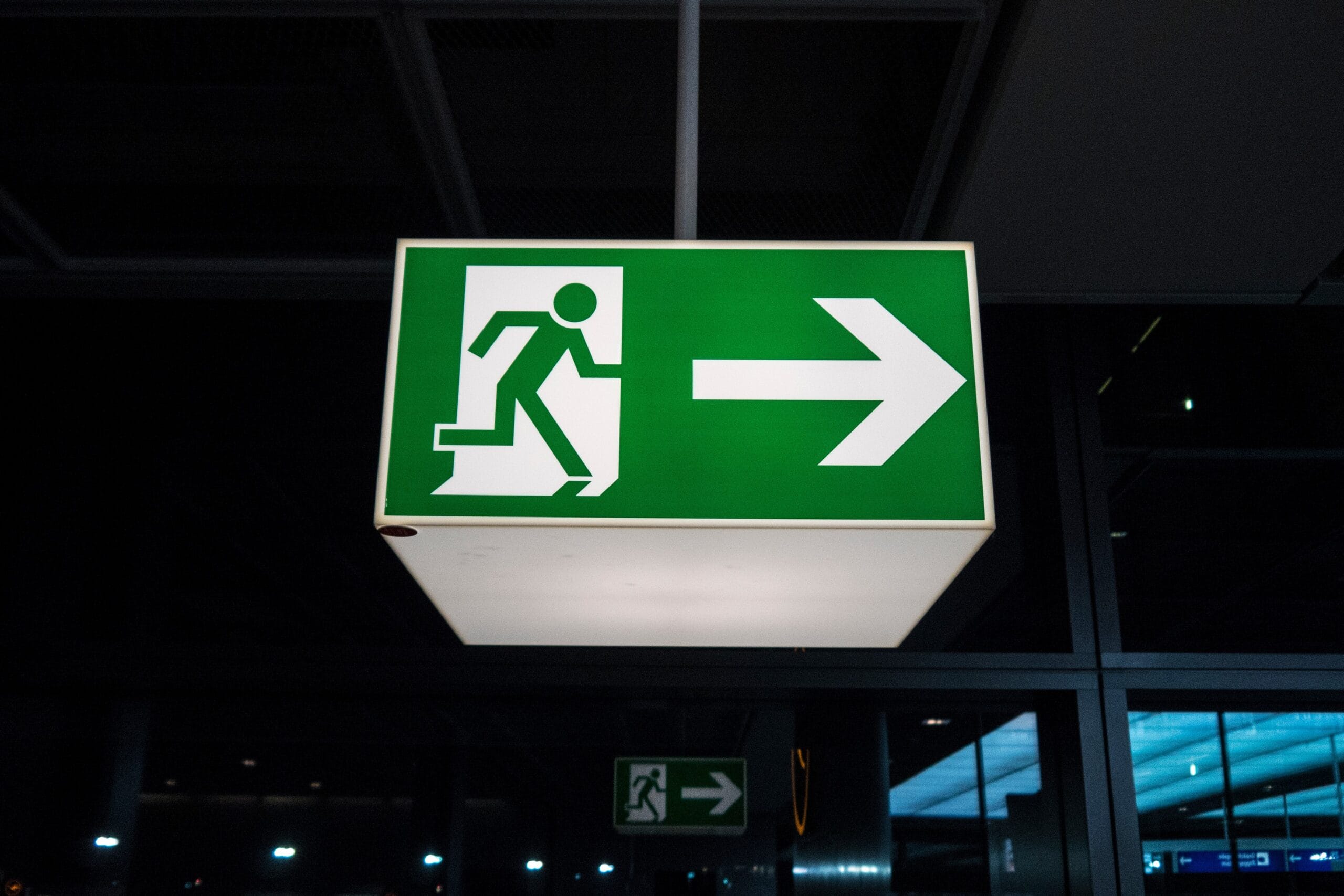 Rettungszeichen Notbeleuchtung